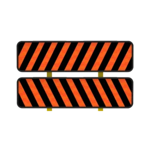 Barrera de seguridad vial 2 tableros