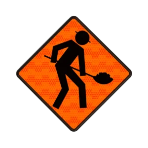 Señal obras en la vialidad SPP-1