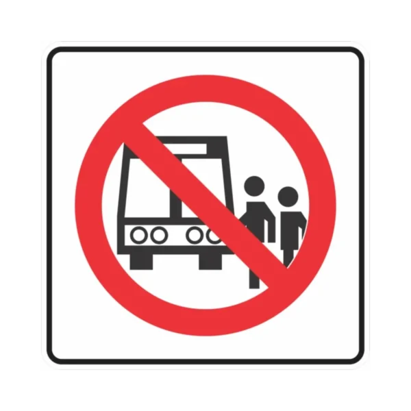Señal parada prohibida SR-19