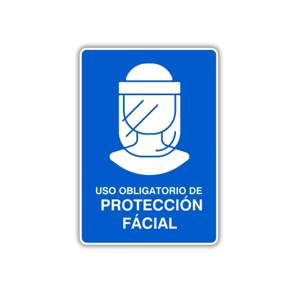 El uso obligatorio de protección facial es indispensable para evitar contagios