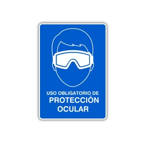 Refuerza la seguridad con la señal Obligatorio de protección ocular