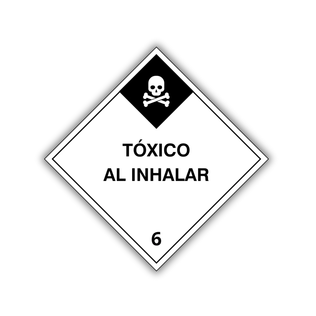 Resguarda y señaliza correctamente las sustancias reactivas y el gas tóxico