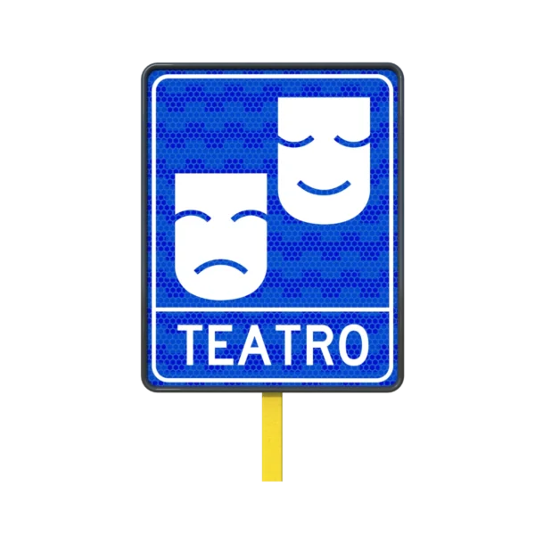 Letrero de Teatro