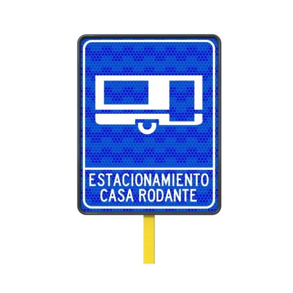 señal SIS-9 Estacionamiento para Casas Rodantes