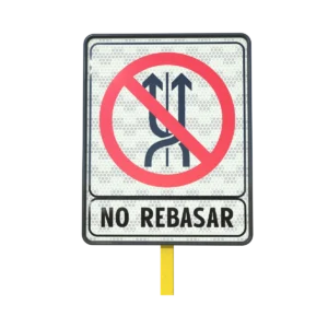 No Rebasar Señal de Tránsito