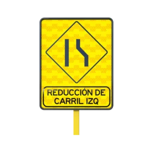 señal Reducción de Carril