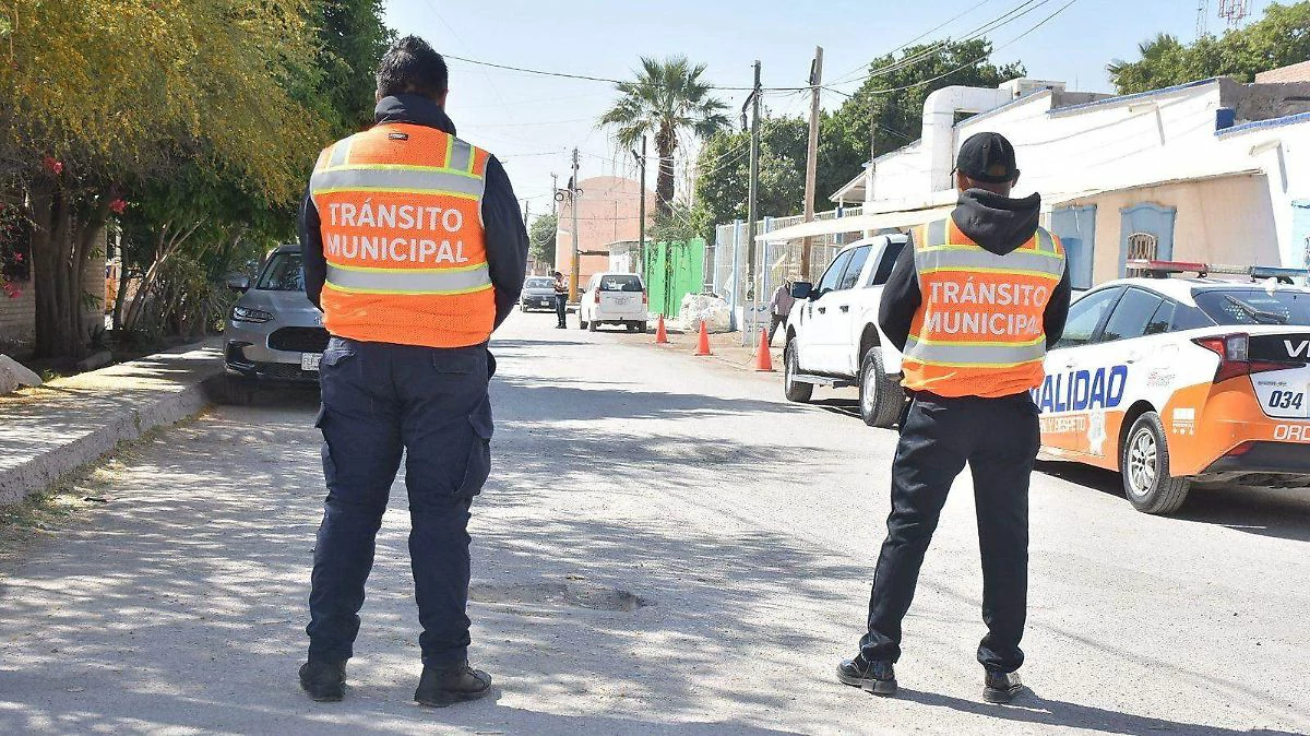 agentes de tránsito portarán Armas