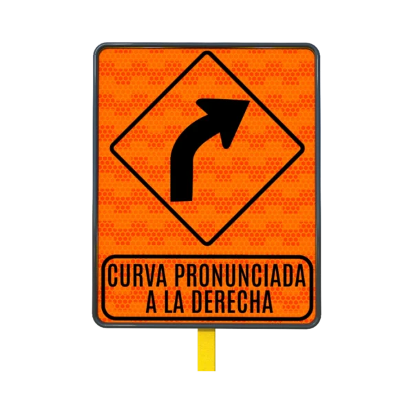 Curva Pronunciada a la Derecha 61x76 cm