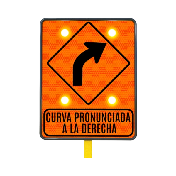 Curva Pronunciada a la Derecha Solar 61x76 cm
