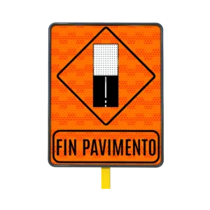 Final de Pavimento Señal