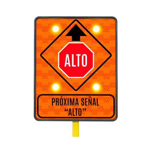 Señal de Alto Próximo Solar 61x76 cm