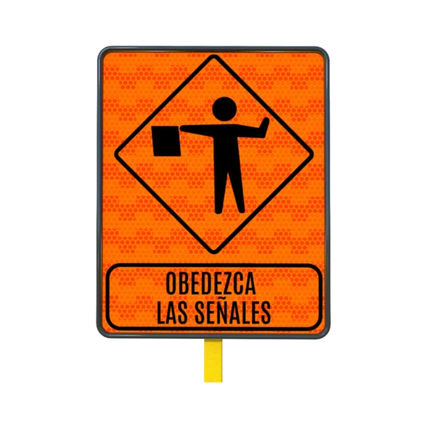 Señal de Banderero 61x76 cm
