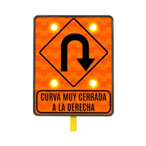 Señal de Tránsito Curva Cerrada a la Derecha