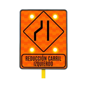 Señal Reducción de Calzada
