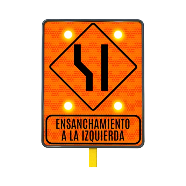 Señal Reducción de Carril
