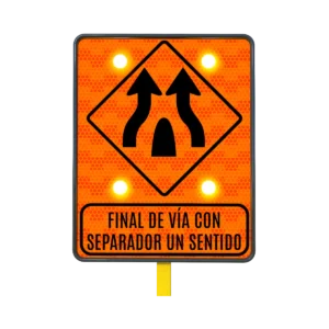 Señalamiento de un Solo Sentido​ Solar 61x76 cm