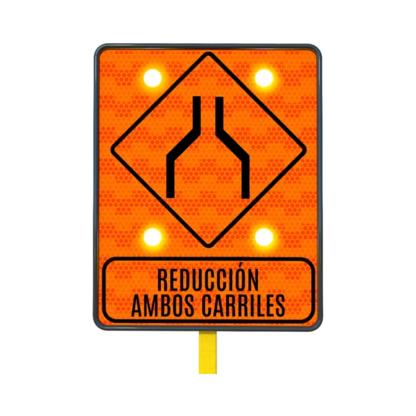 Señalamientos de Tránsito Reducción a la Calzada