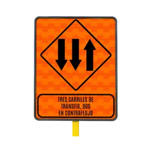 Vía de Tres Carriles y Doble Sentido