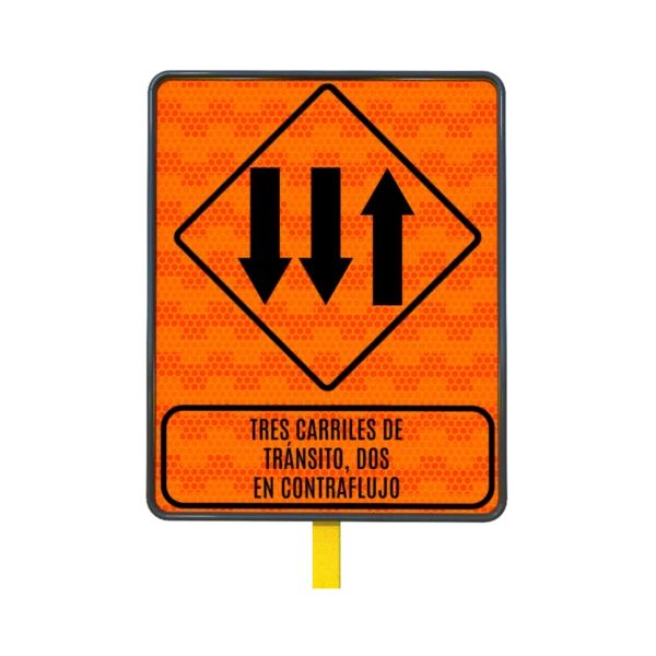 Vía de Tres Carriles y Doble Sentido