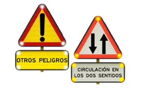 Señales de advertencia Señales triangulares