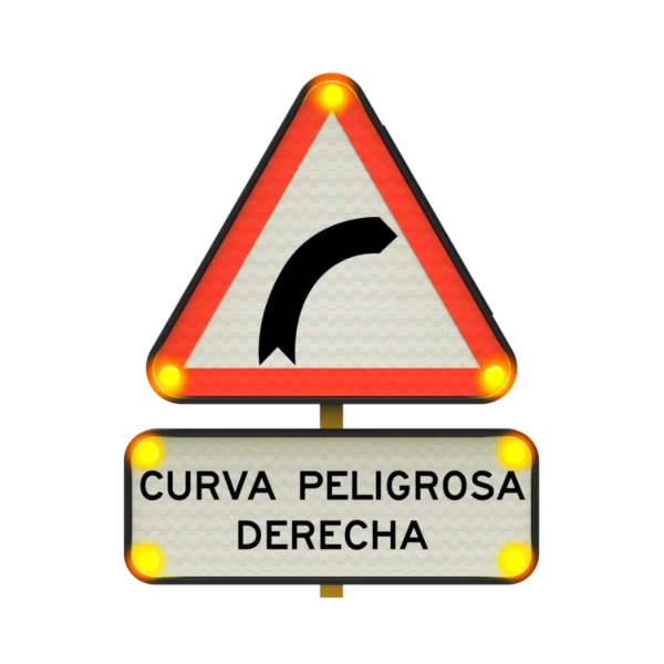 Curva Peligrosa hacia la Derecha - Imagen 2