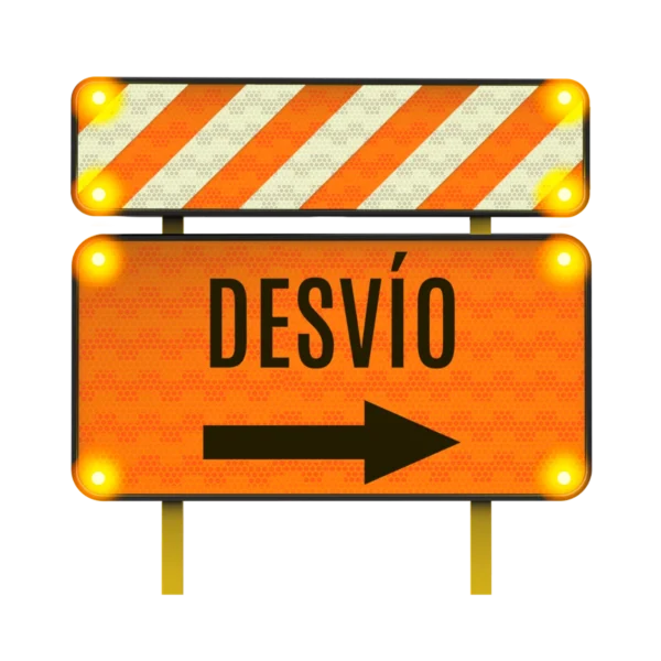 Desvío Señal Solar 122x30 y 122x61 cm