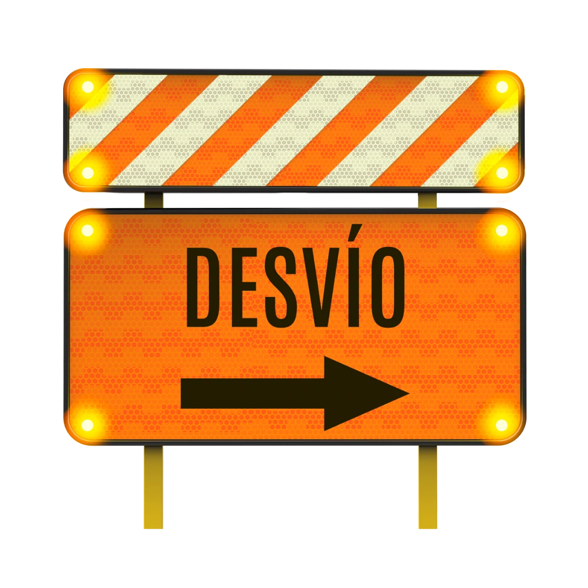 Desvío Señal Solar 122x30 y 122x61 cm