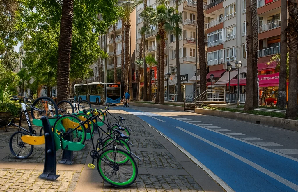 Estacionamiento de bicicletas llamado Biciestacionamiento modular.
