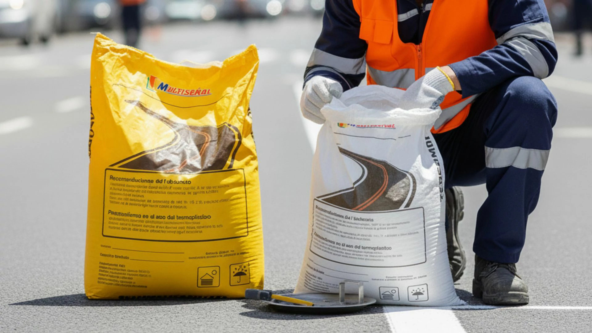 Pintura termoplástica Pintura vial N-CMT-5-01-001/23 Pintura de señalización vial Pintura para carreteras