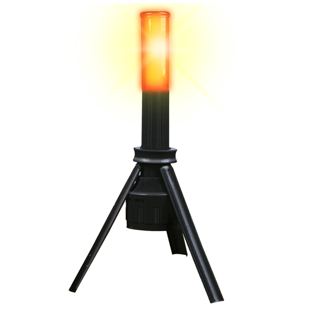 La lámpara trípode cuenta con luz fija e intermitente para brindar una mejor visibilidad en caso de emergencia. Visible hasta a 100 m. de distancia