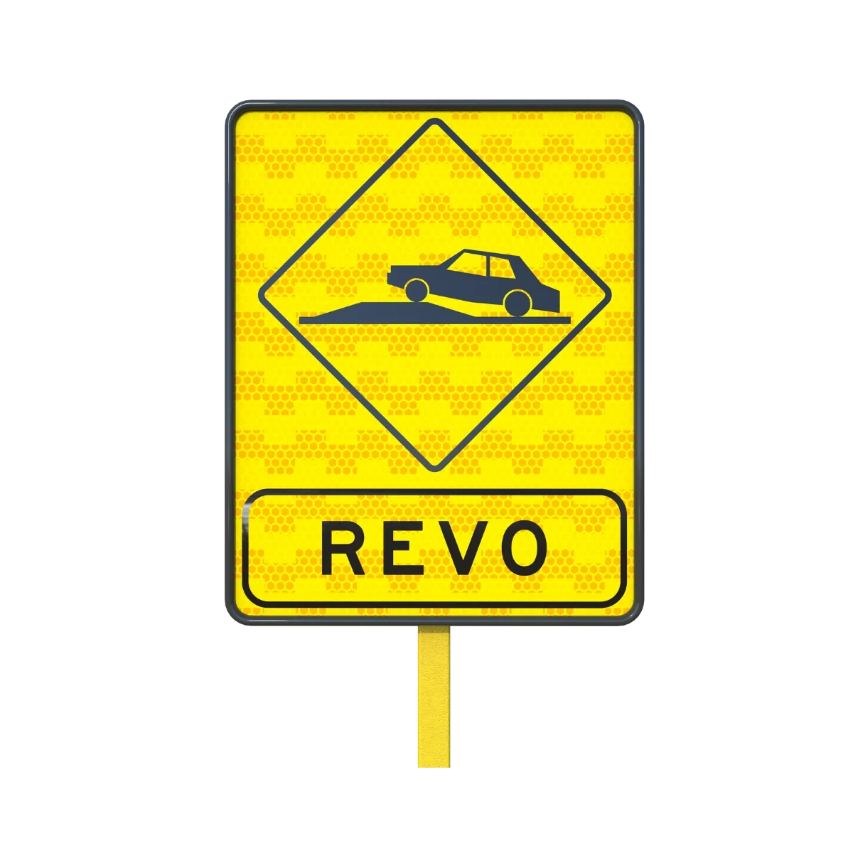 Señal de tránsito reductor de velocidad REVO