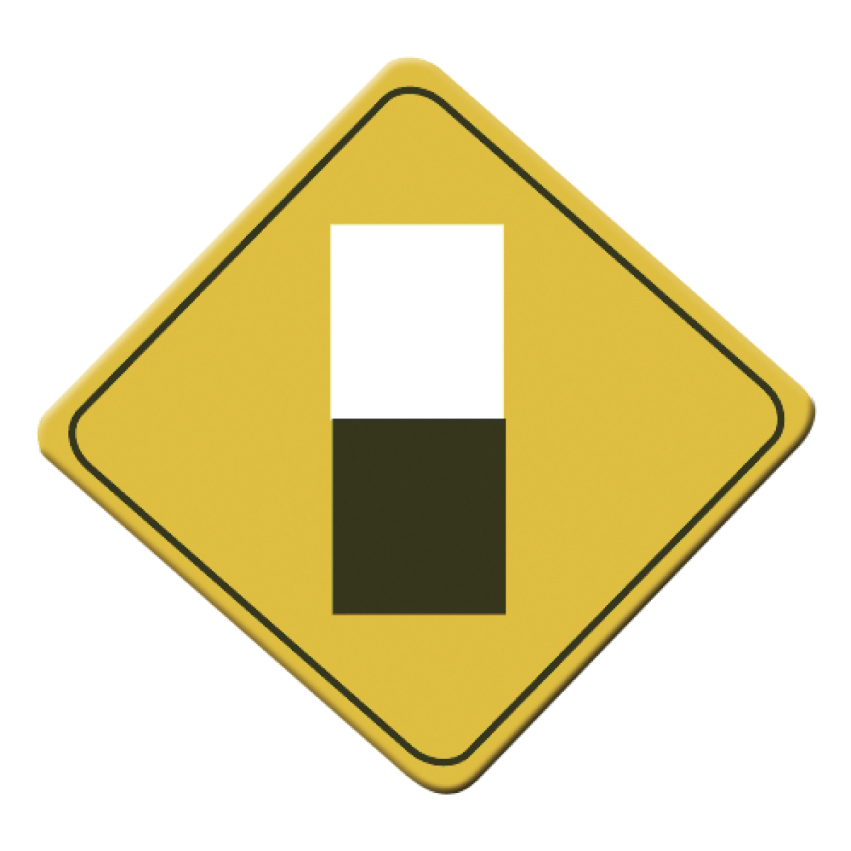 La Señal SP-27 Termina pavimento indica el inicio de caminos de terracería o irregulares. Permite tomar precauciones a los conductores.
