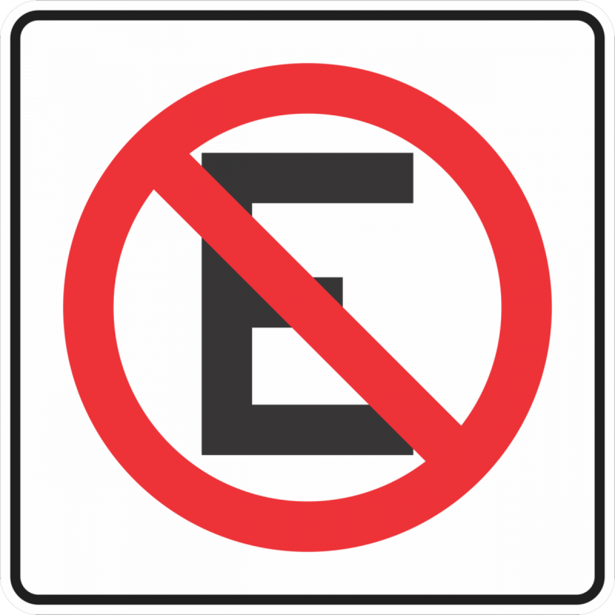prohibido estacionar