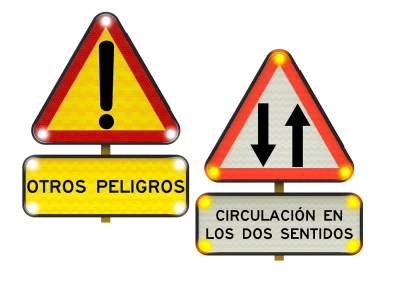 Señales de advertencia Señales triangulares