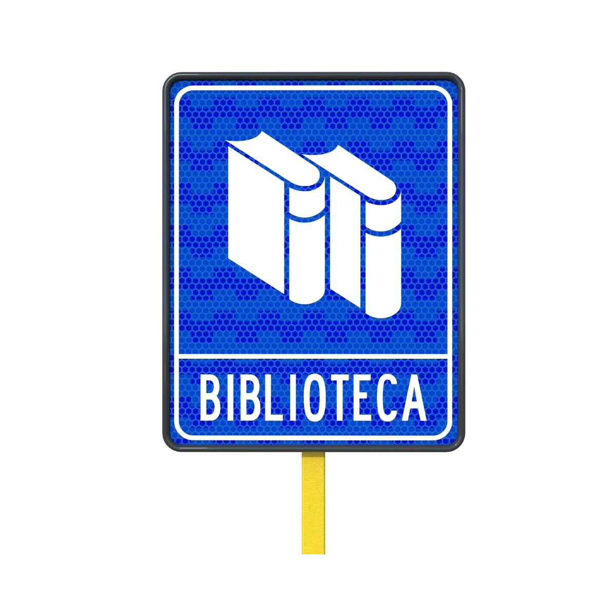 Señal Biblioteca Letrero