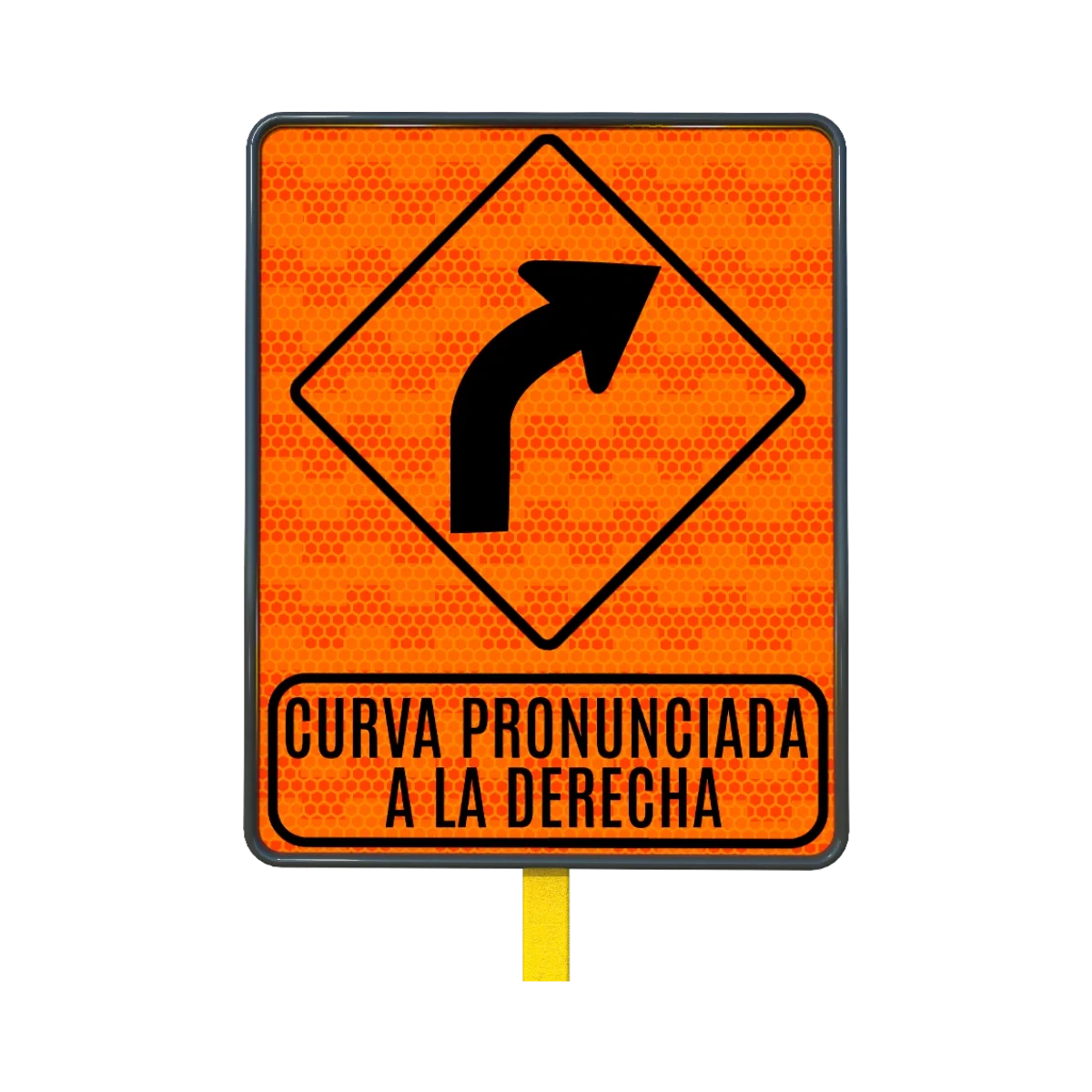 Curva Pronunciada a la Derecha 61x76 cm