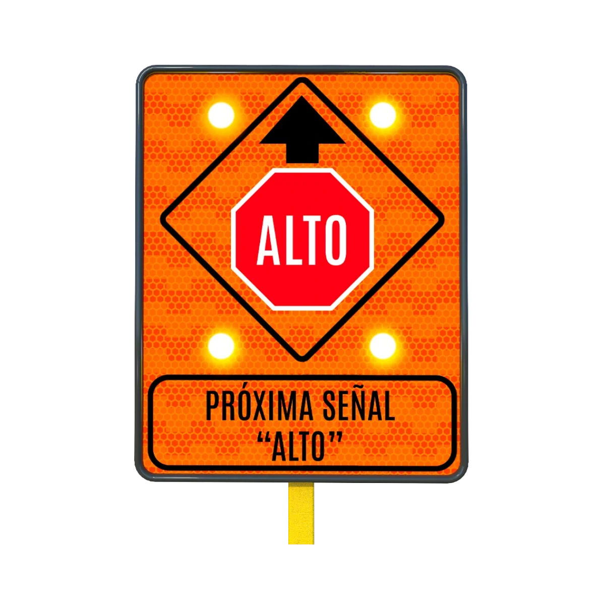 Señal de Alto Próximo Solar 61x76 cm