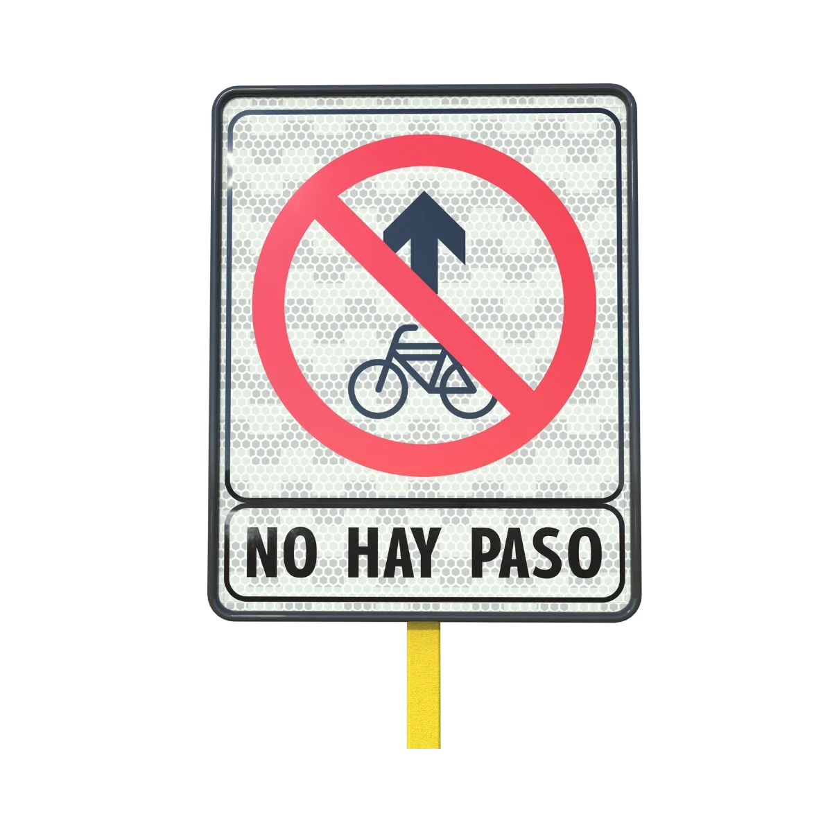 Señal de Prohibida la Circulación de Bicicletas SR-30