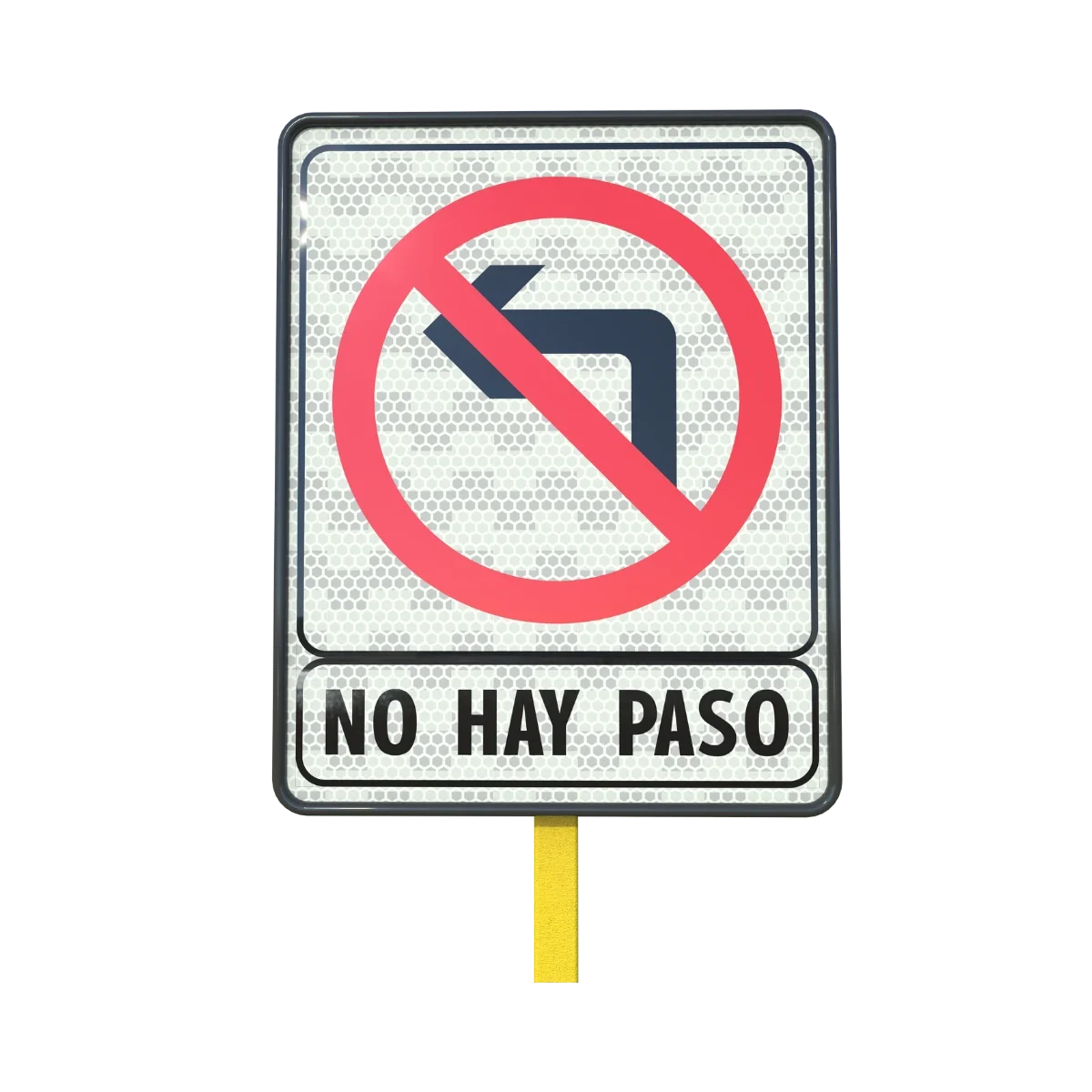 Señal de Prohibido Girar a la Izquierda